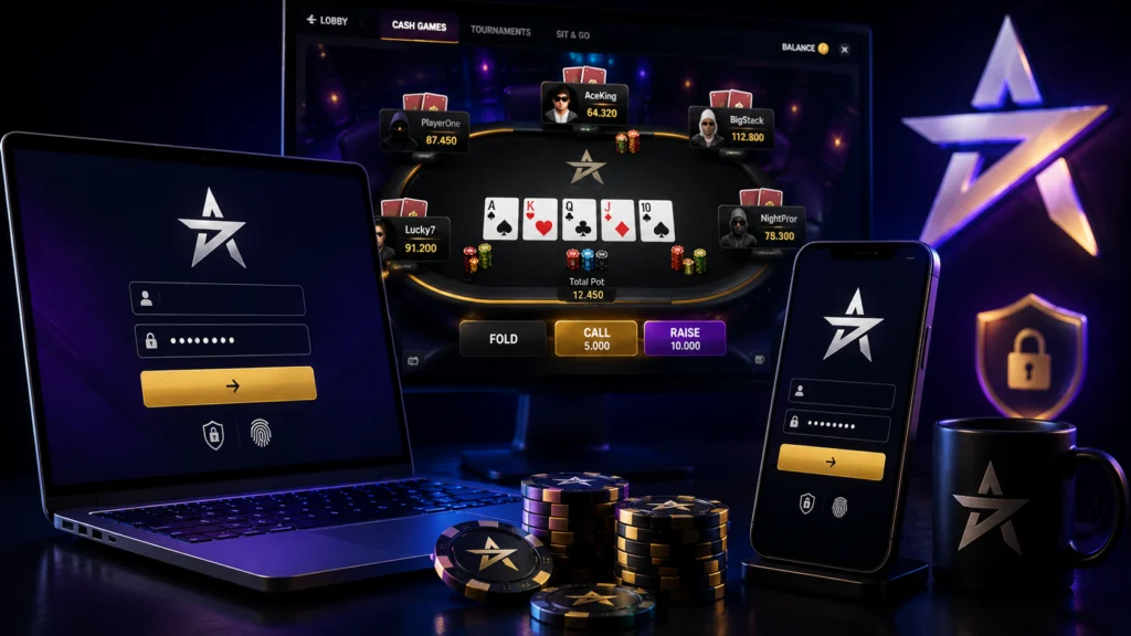 ACR Poker login desktop client multi-tabling