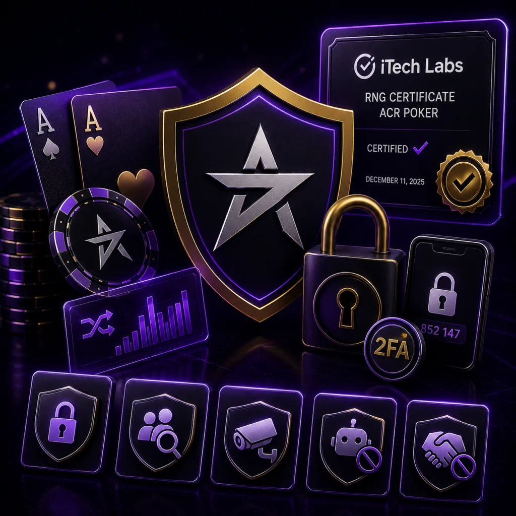 ACR Poker RNG security and fair play certification